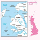 Ordnance Survey U.K. OSGB Landranger 1:50K Maps 47,48,49- Great Outdoors Ireland
