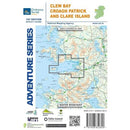 Ordnance Survey Ireland OSI Adventure Series 1:25K Map - Clew bay, Croagh Patrick & Clare Island- Great Outdoors Ireland