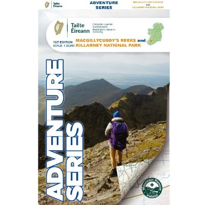 Ordnance Survey Ireland OSI Adventure Series 1:25K Map - Macgillycuddy Reeks- Great Outdoors Ireland