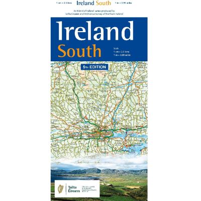 Ordnance Survey Ireland OSI Ireland South 1:250K Map- Great Outdoors Ireland