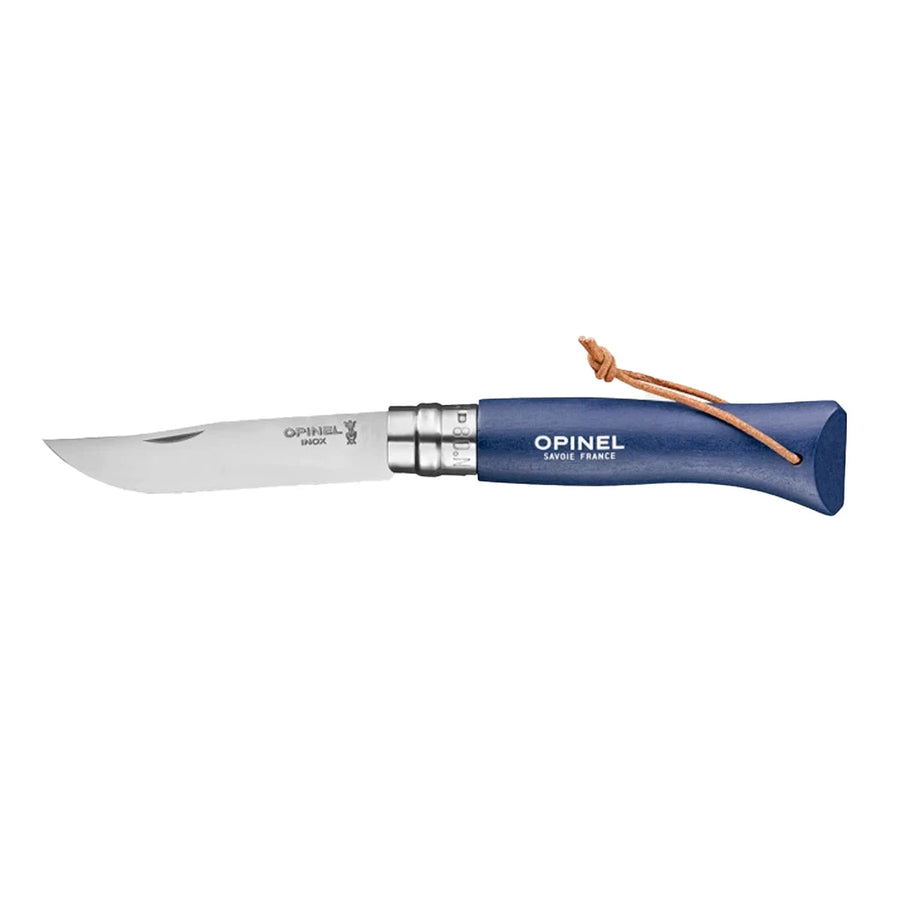 Opinel N°08 Bushwhacker Folding Pocket Knife - Dark Blue