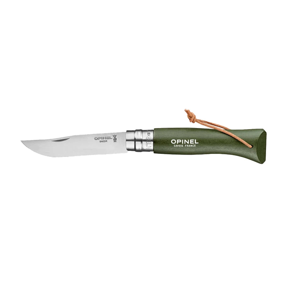 Opinel N°08 Bushwhacker Folding Pocket Knife - Khaki