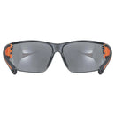 Uvex SP 204 Sunglasses - Black/Orange- Great Outdoors Ireland