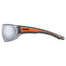 Uvex SP 204 Sunglasses - Black/Orange- Great Outdoors Ireland
