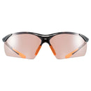 Uvex SP 223 Sunglasses - Black/Orange- Great Outdoors Ireland