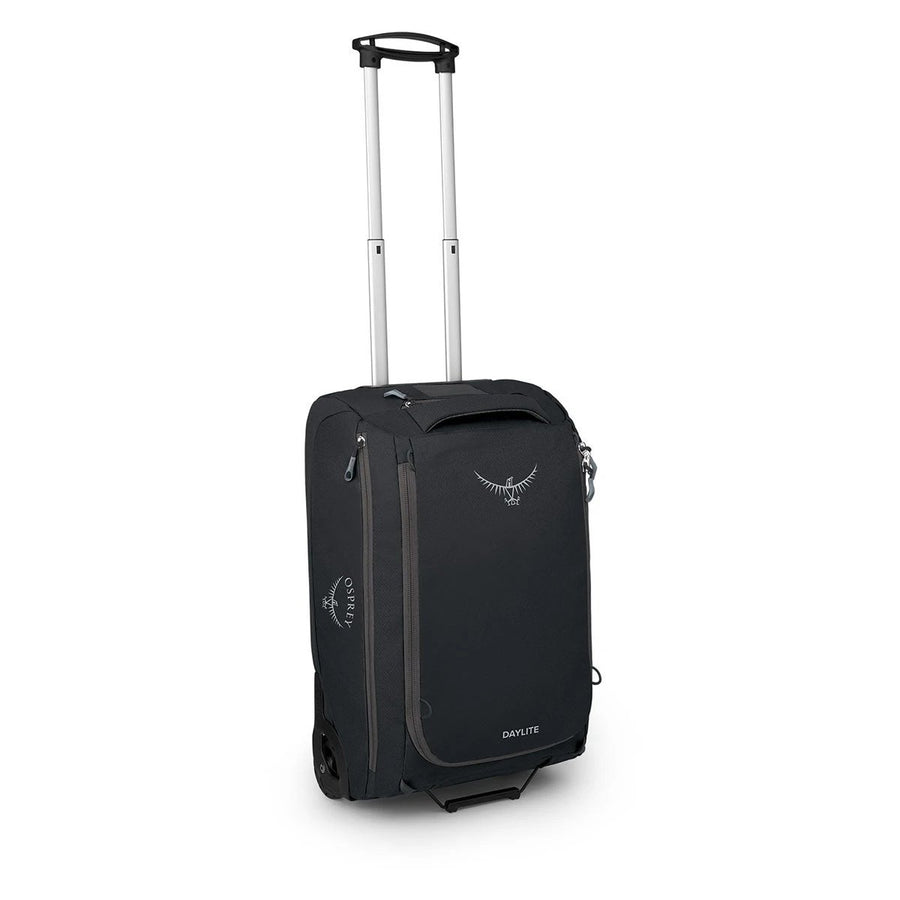 Osprey Daylite Carry-On Wheeled Duffel 40 front view, Black