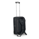 Osprey Daylite Carry-On Wheeled Duffel 40 side profile, Black
