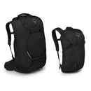 Osprey Farpoint® 70 Travel Pack - Black - Front with Day Bag