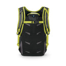 Osprey Kids' Daylite Jr. Backpack back profile, Black/Lemongrass
