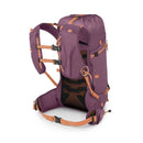 Osprey Tempest Velocity 20 Backpack back view, Pashmina/Melon