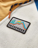 Passenger Alexander Recycled Polar Hooded Fleece - Egret  