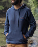 Passenger Escapism Recycled Cotton Hoodie - Denim  