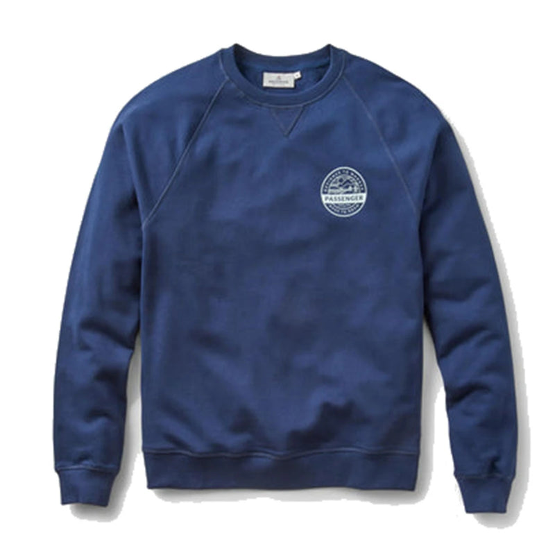Passenger Odyssey Organic Cotton Sweatshirt - Rich Navy