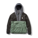 Passenger Men's Woodland Hooded 1/2 Zip Recycled Polar Fleece  