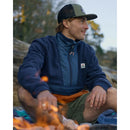 Passenger Men's Woodland Hoodless Half Zip Recycled Polar Fleece  