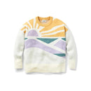 Passenger Sunsets Recycled Oversized Knitted Jumper - Marshmallow  