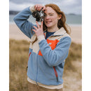 Passenger Women's Caspian Recycled Polar Fleece - Faded Denim  