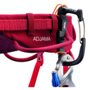 Petzl Adjama Climbing Harness - Dark Red  