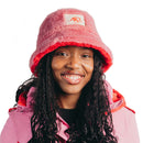 RuaNua Faux Fur Reversible Bucket Hat  
