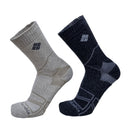Columbia Unisex Merino Hike Crew Socks 2-Pack  