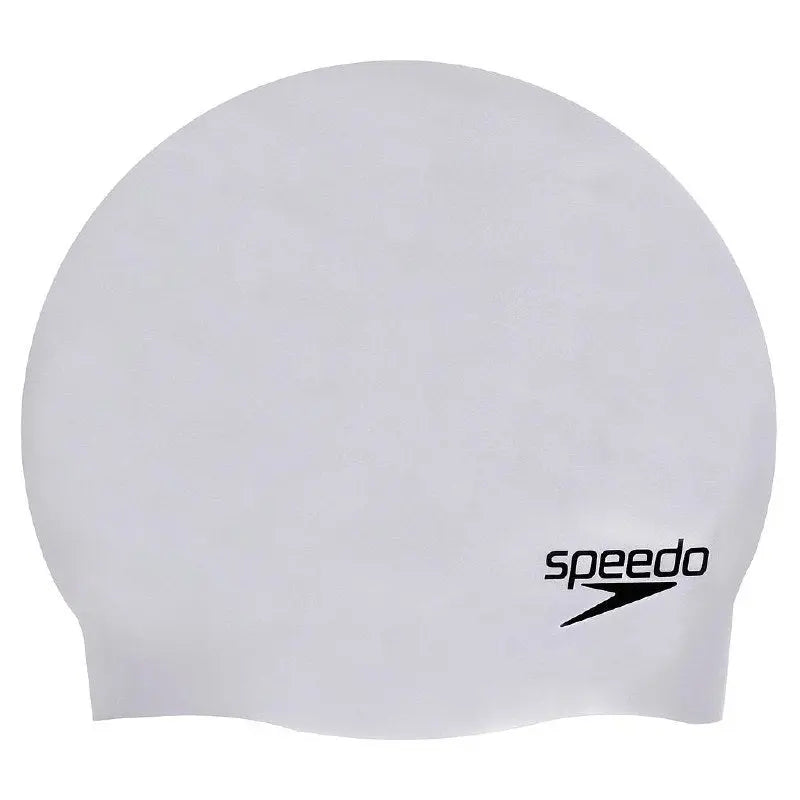 Plain Moulded Silicone Swim Cap - Chrome