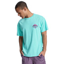 Quiksilver Crystal Jet Short Sleeves T-Shirt - Aqua Sky  