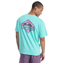 Quiksilver Crystal Jet Short Sleeves T-Shirt - Aqua Sky  