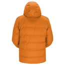 Rab Men's Batura Waterproof Down Jacket back flat lay, Marmalade