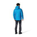Rab Men's Electron Pro Down Jacket full length back, Maya Blue