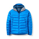 Rab Men's Electron Pro Down Jacket front view, Maya Blue