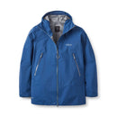Rab Men's Kangri GORE-TEX Waterproof Jacket front flat lay, Tempest Blue