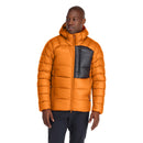 Rab Men's Mythic Ultra Down Jacket front view, Marmalade