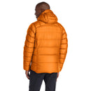 Rab Men's Mythic Ultra Down Jacket back view, Marmalade