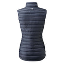 Rab Women's Microlight Down Vest back view, Steel Grey