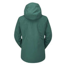 Rab Women's Namche GORE-TEX Jacket back view, Green Slate