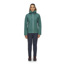 Rab Women's Namche GORE-TEX Jacket front view, Green Slate