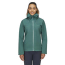 Rab Women's Namche GORE-TEX Jacket front view, Green Slate