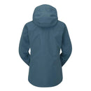 Rab Women's Namche GORE-TEX Jacket back view, Orion Blue
