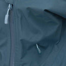 Rab Women's Namche GORE-TEX Jacket chest pocket detail, Orion Blue