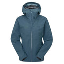 Rab Women's Namche GORE-TEX Jacket full length front, Orion Blue