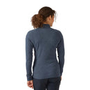 Rab Women's Nexus Fleece Jacket three-quarter back view, Steel
