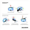 Salomon Radium Pro Sigma Goggles - Olive Night (And Extra Lens)  