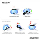 Salomon Radium Pro Sigma Goggles - Race Blue (and Extra Lens)  