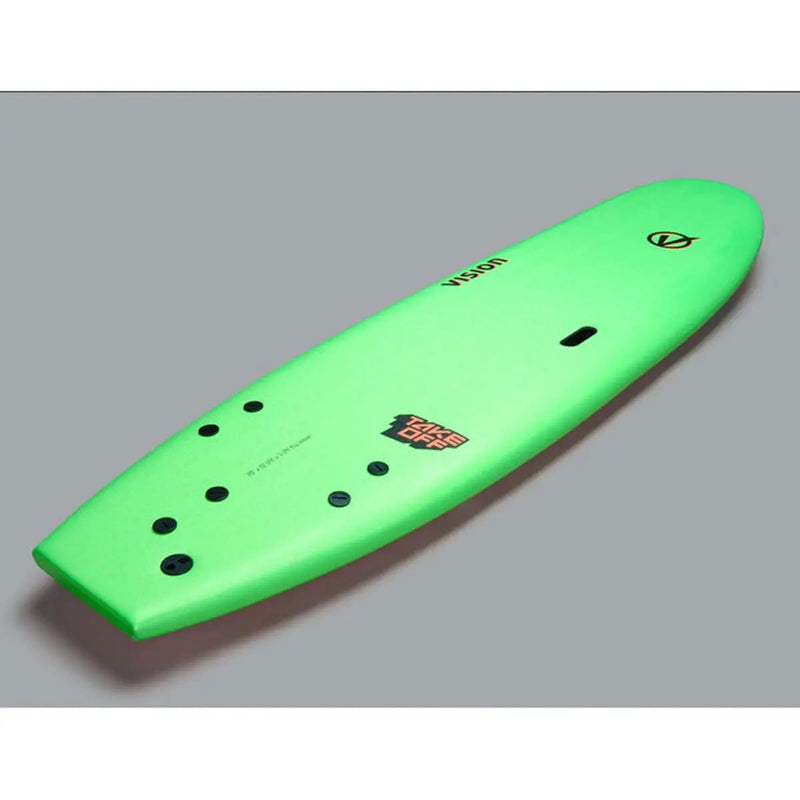 Lime/Red 7-0 Take Off Surfboard