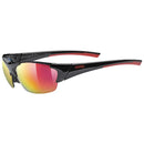 Uvex Blaze III Sunglasses - Black/Red- Great Outdoors Ireland