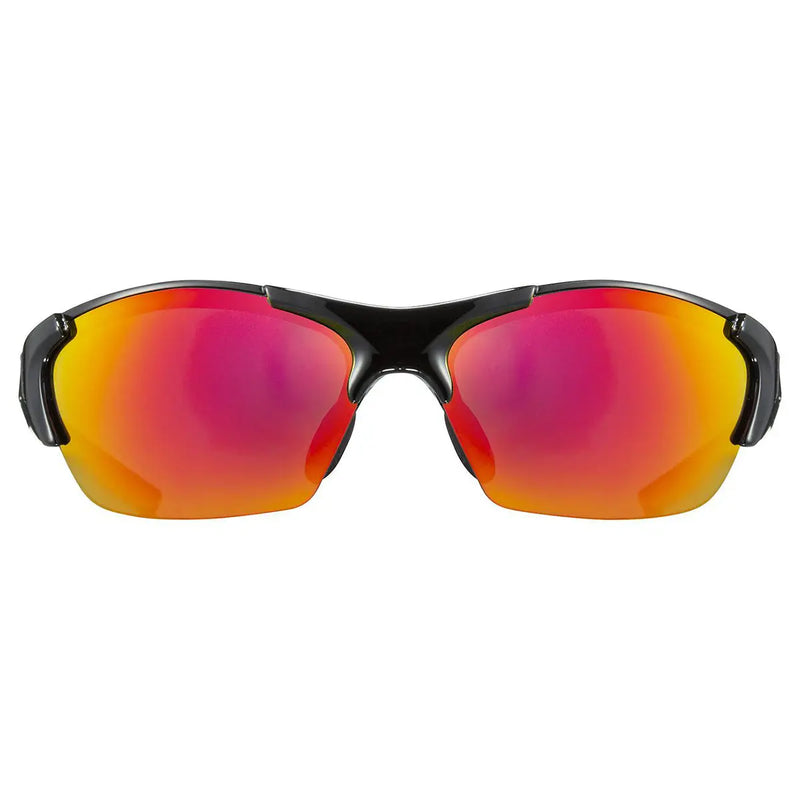 Uvex Blaze III Sunglasses - Black/Red- Great Outdoors Ireland