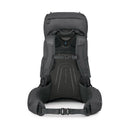 Osprey Renn 65L Trekking Pack back view, Dark Charcoal/Gray Wolf