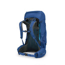 Osprey Rook 50 Backpack back view, Astology Blue