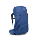 Osprey Rook 50 Backpack side profile, Astology Blue