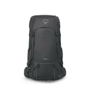 Osprey Rook 50 Backpack front view, Dark Charcoal/Silver